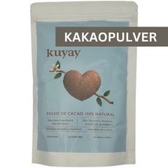 Kuyay 100 % natürliches Kakaopulver 250 g aus Peru – reines Kakao-Pulver aus Amazonas-Kakao, ideal für Backen, Getränke und Desserts