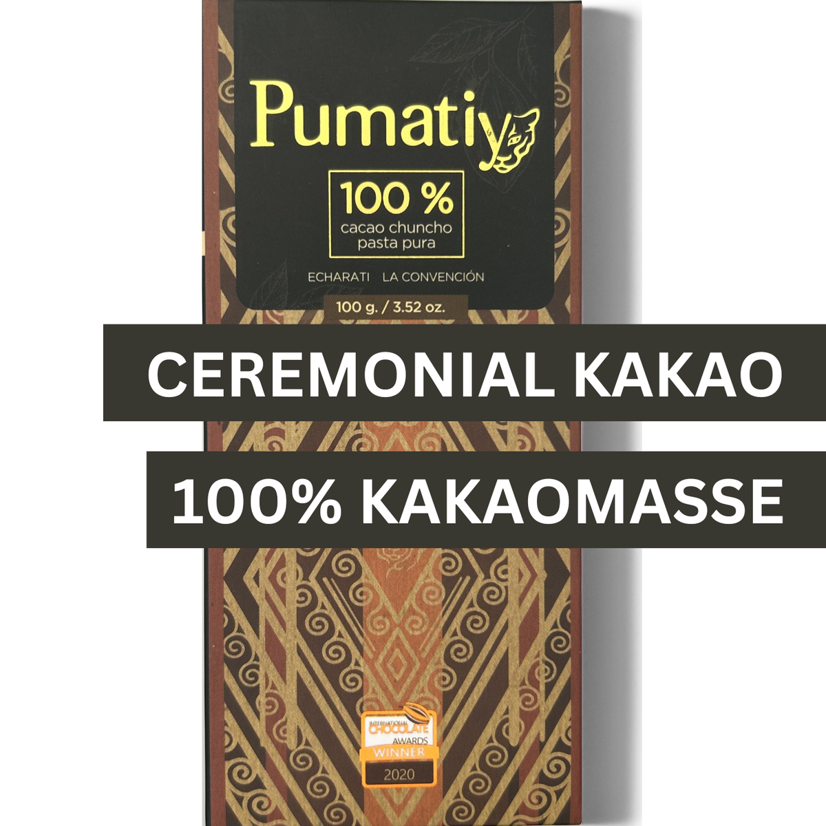 Zeremonieller Kakao - Kakaomasse 100% Chuncho | 100g